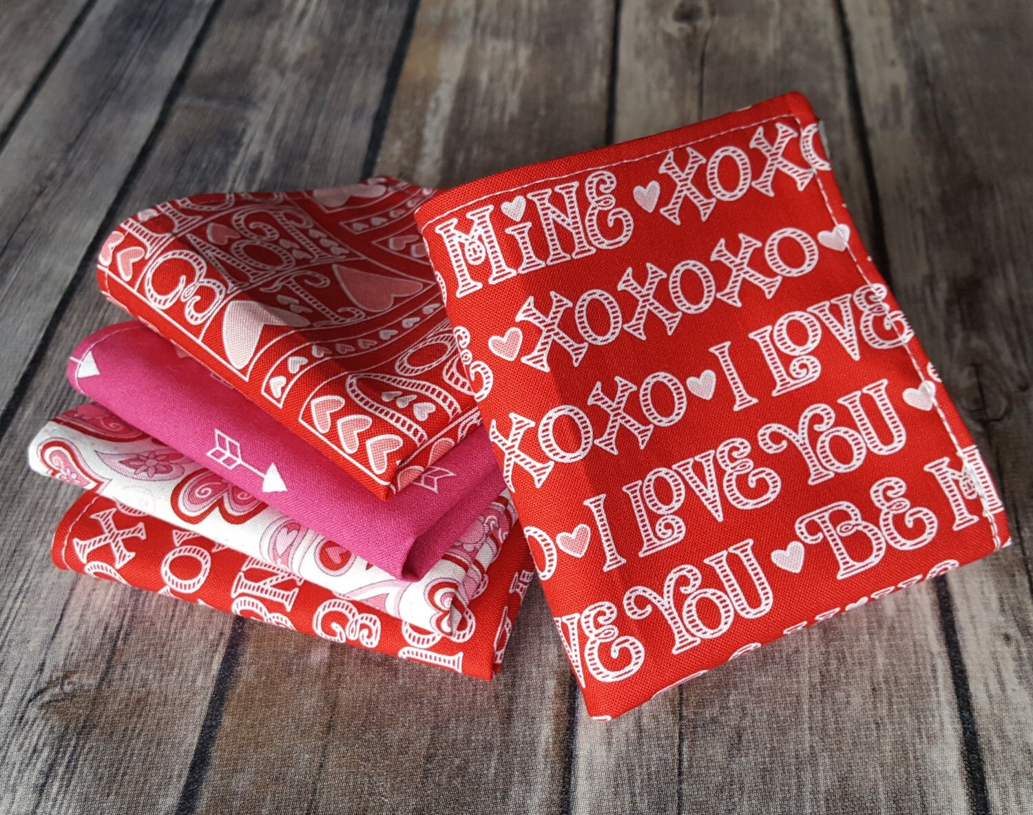 Lunch Box Napkins Set of 5 Valentine's Day Variety Set