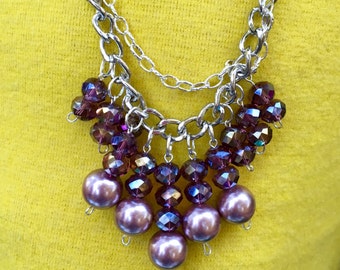Christmas Little Girl Sugar Plum Fairy Necklace