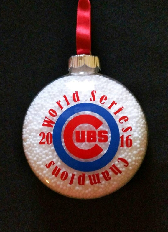 chicago cubs christmas ornament world series collectible chicago cubs christmas ornament world series collectible