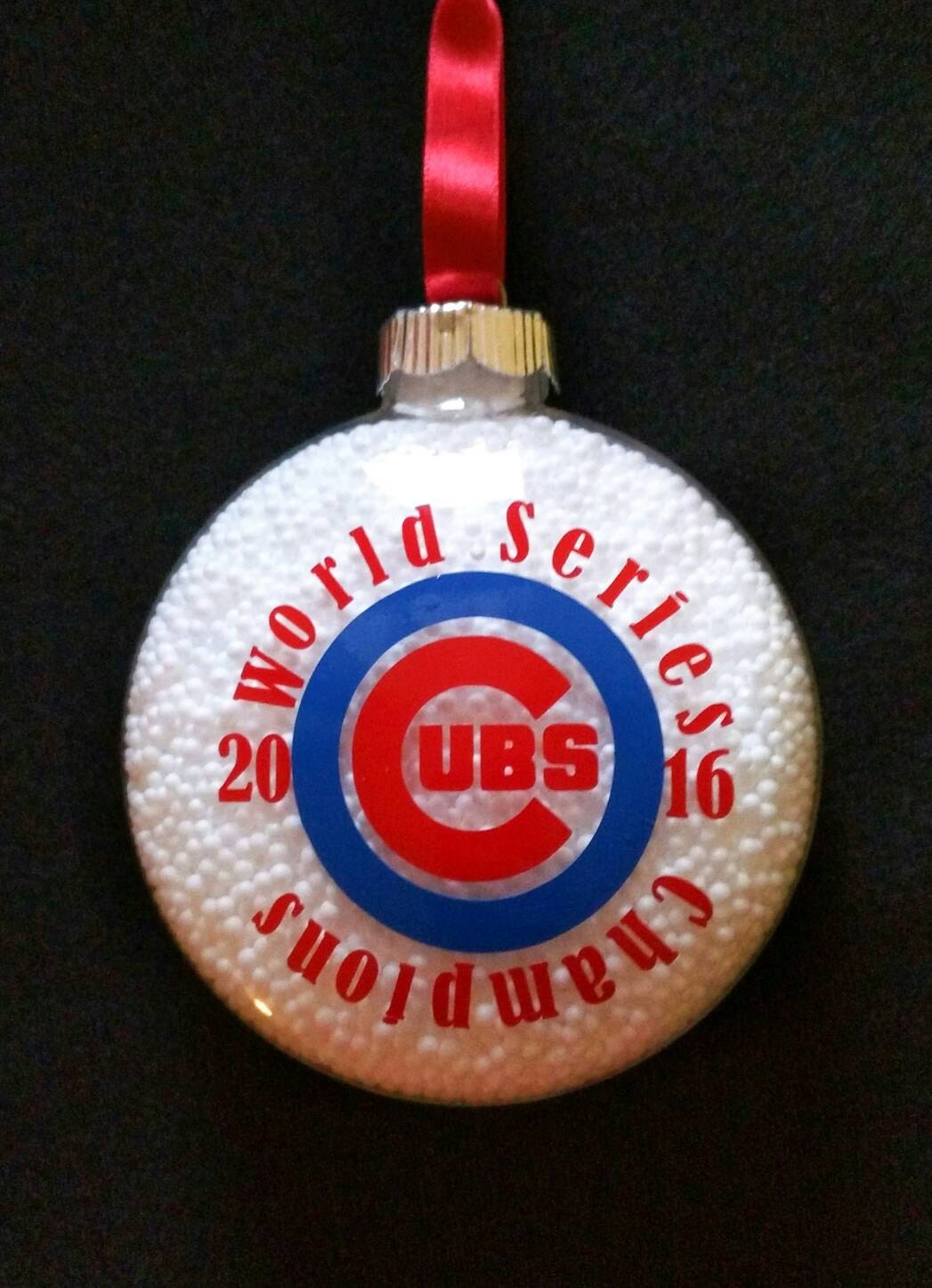 Chicago Cubs Christmas Ornament-world series-collectible