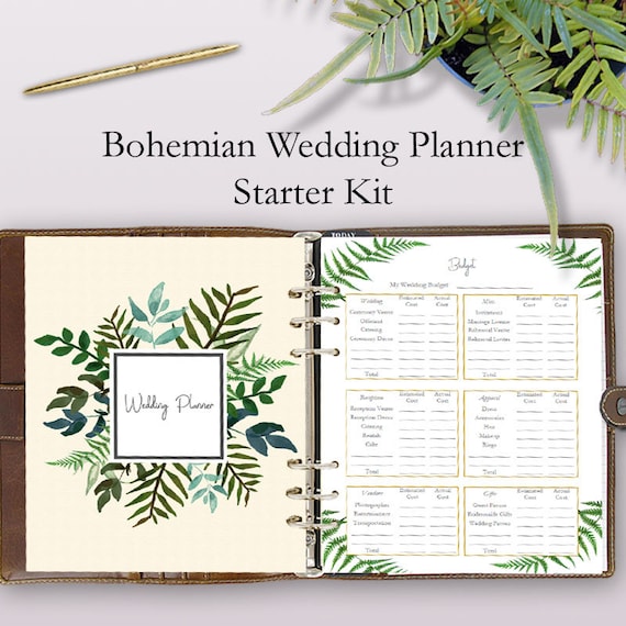 Wedding planning journal wedding planner notebook journal
