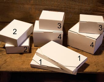Small cardboard gift boxes, White boxes, Packaging Supplies, Flat pack Boxes, Plain packaging, Cardboard jewelry boxes, Display Boxes,