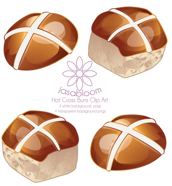 Hot Cross Buns Clip Art Easter Instant Download Printable