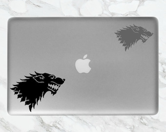 House of Stark Laptop Sticker | Game of Thrones Sticker | Stark Sticker | Game of Thrones