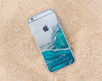 Waves iPhone Case - iPhone 7 Case, iPhone 7 Plus Case, iPhone 6 Case, iPhone 6 Plus Case, iPhone 5s, iPhone SE, Beach Case, Waves, Water,Art