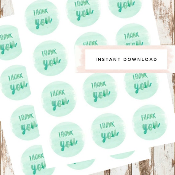 thank you stickersprintout stickersbirthday party