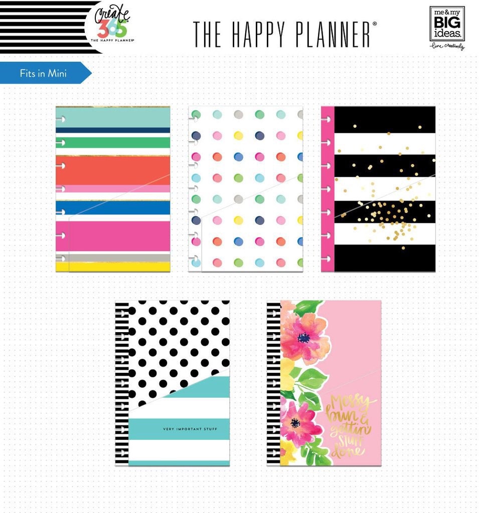 MINI Happy Planner Pocket Folders Use with MINI Happy Planner