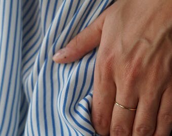 Gold Single Band Ring, Thin Dainty Ring , Stackable Ring, Minimalist Ring, Dainty Jewelry, Minimalist Jewelry, Thin Gold Stacking Rings