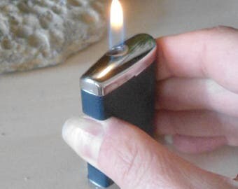 Ronson Comet lighter, Gaz Ronson lighter, Vintage Ronson lighter, blue Ronson lighter, collectible Ronson, collectible lighter, gaz lighter