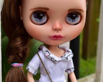 blythe, blythe dress,fits blythe and pullip, pink lovely dress