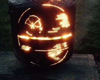 handmade star wars inspired fire pit