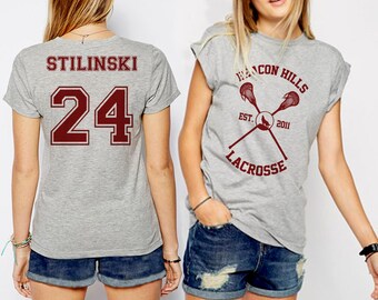 Stilinski Teen Wolf Shirt STILINSKI 24 tshirt beacon hills lacrosse T-Shirt Jersey Unisex S - XXL
