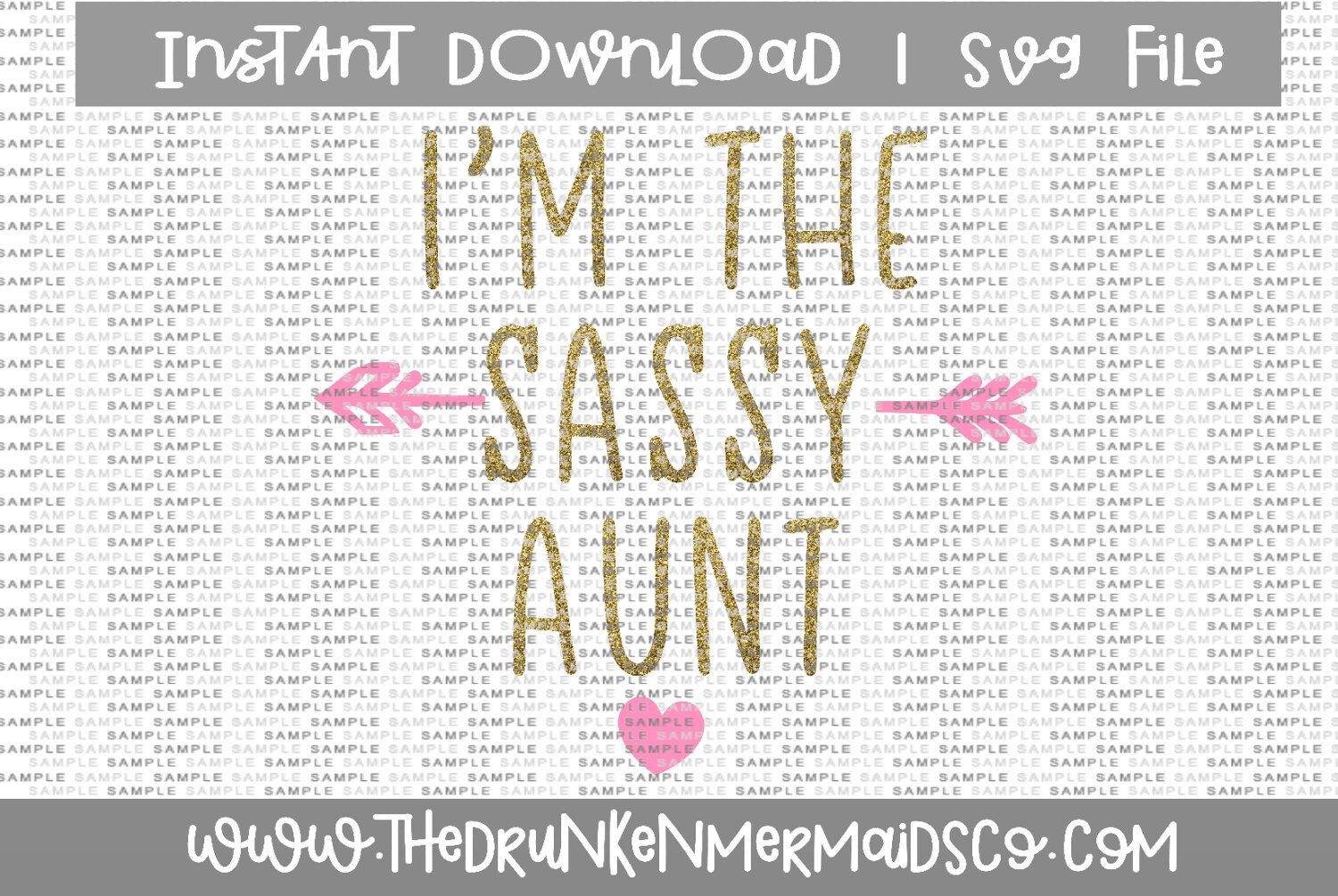 Sassy like my Aunt SVG DXF EPS PNG Cut File Cricut Silhouette