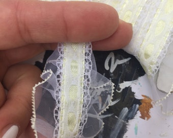 FREE SHIPPING Lace Trim Milky White Lace