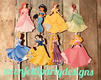 Princess Cupcake Toppers