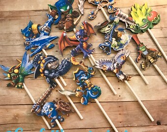 Skylanders Cupcake Toppers