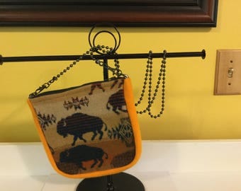 Small Handmade Pendleton Purse