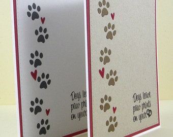 Dog Sympathy Card, Pet Sympathy Card, Handmade Dog Sympathy, Loss of Dog Card, Pet Loss