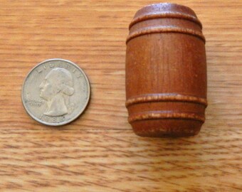 Timeless Minis - 30002432D Wooden Wine Barrel - 1 pkg