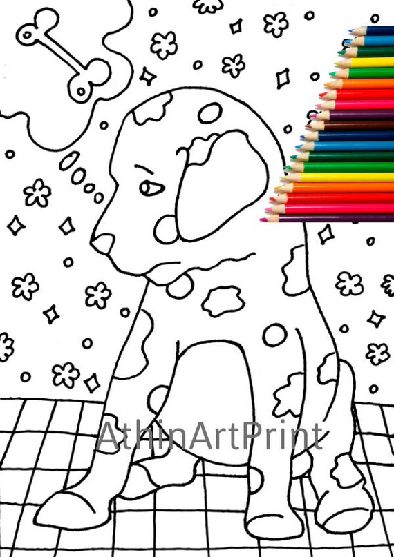 Kids Coloring Pages Dog Coloring Coloring Page Printable