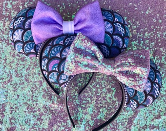 Mermaid Lagoon Ears, Mermaid Ears, Disney Ears