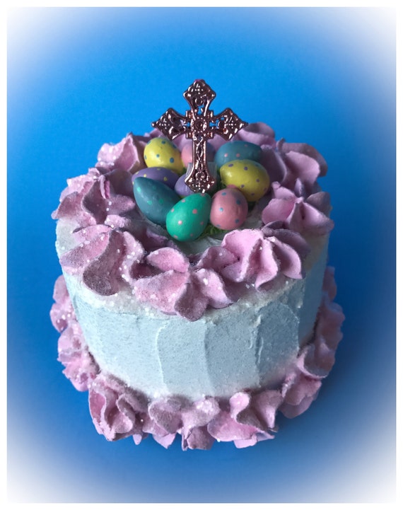 Religious Easter Themed Mini Cake