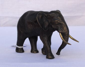 Statuette bronze éléphant / Elephant bronze statue