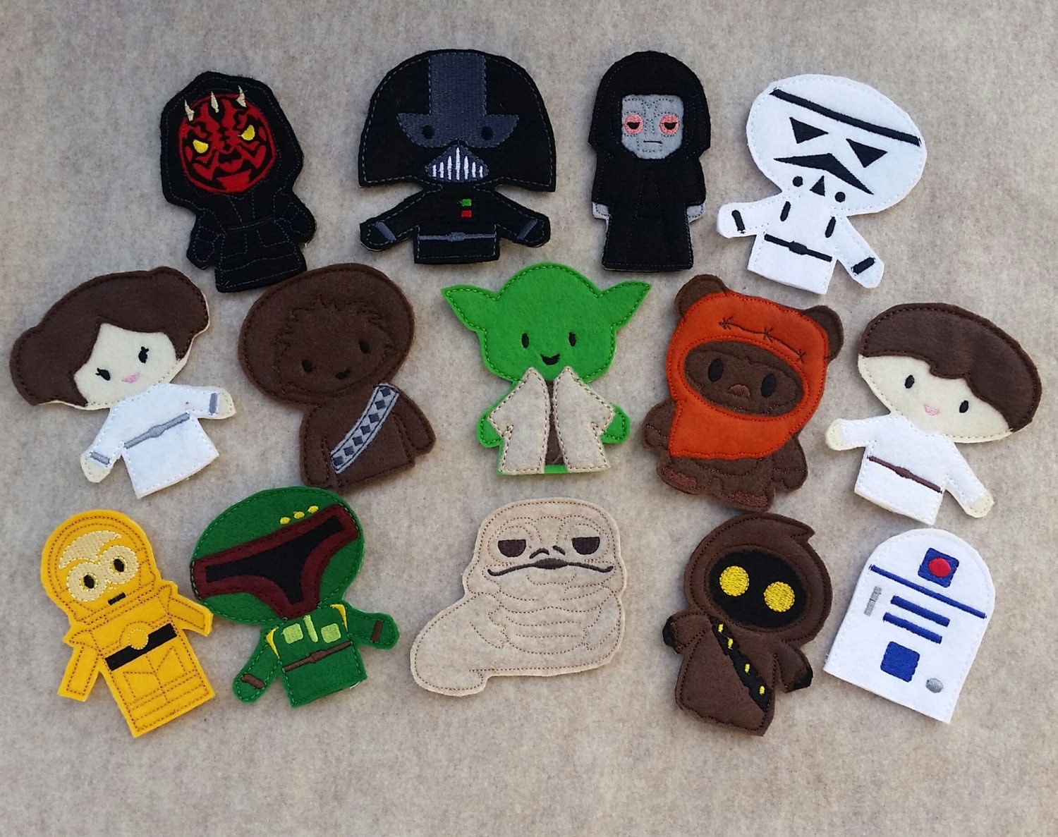 Star Wars Finger Puppets Interactive plat imagination