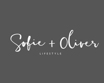 Premade Logo, Feminine logo , Logo Design, Brand Design, Business Logo, photography logo, boutique logo, watercolor logo, handwritten logo