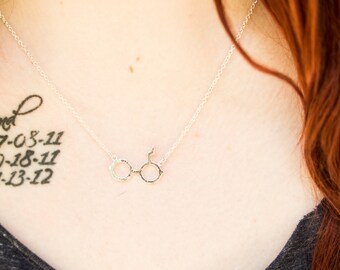 The Boy Who Lived Necklace, Harry Potter Necklace, Harry Potter Pendant, HP Necklace, HP Pendant, Glasses Pendant