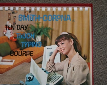 Vintage Smith Corona Ten-Day Touch Typing Course Kit
