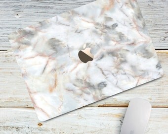 Grey Stone Marble Macbook Case Macbook Air Macbook 12 Case White Marble case Hard Macbook Pro 13 Pro Touch Bar Macbook Pro retina 13 15 case