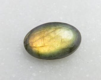 Amazing Natural Loose Labradorite, Full Flashy Fire Stone, Oval Shape Cabochon, Semi Precious Gemstone 23.50 Carat 25x16 MM AAA+++ FI-165
