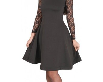 Black elegant dress | Etsy