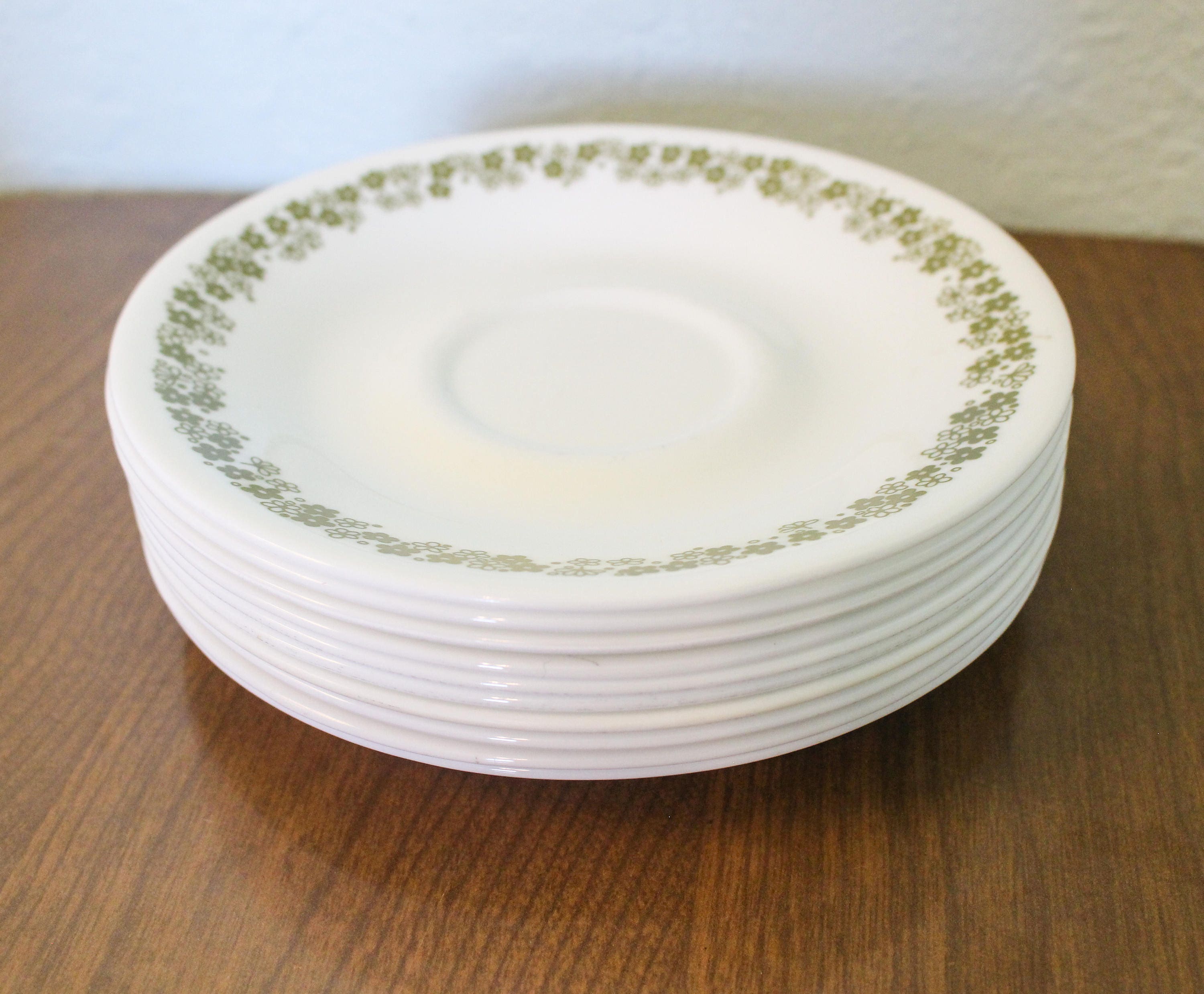 Corelle Crazy Daisy Saucers Crazy Daisy Plates Pyrex Crazy