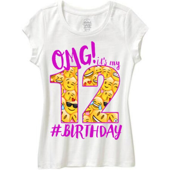 Download omg its my birthday birthday shirt emoji birthday shirt any