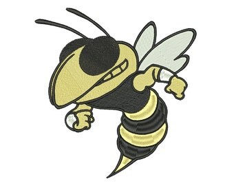 8 Size Georgia Tech Yellow Jackets Embroidery Design College Football Embroidery Designs Instant Download Machine Embroidery Designs PES