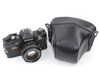 Konica FP-1 Camera with HEXANON AR 50mm f/1.8 Lens c.1981