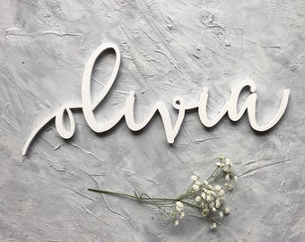 Custom Wood Name Cutout - Word Cutout - Wood Lettering - Name Sign - Wall Decor - Nursery Decor