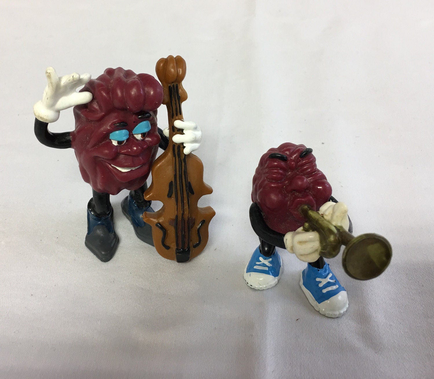 Vintage Collectible California Raisin Men Figures