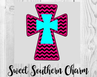 Download Chevron cross | Etsy