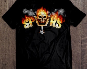 spurs sugar skull shirt