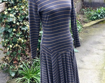 Vintage Betsey Johnson Dress | Punk Label | 1980s | Large 10/12