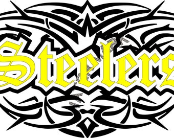 Pittsburgh Steelers SVG. PNG File Download Tattoo Tribel