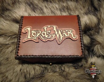 Cards leather box