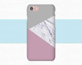 Gray Pink Marble Phone Case, iPhone 6 Case iPhone 6S 7 Plus Marble iPhone Case, Marble Galaxy S6 Case Edge Plus LG G5 Case Galaxy S7 Edge