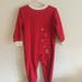 Sprockets 1990s Unisex Infant Red Footed Pajamas 2T