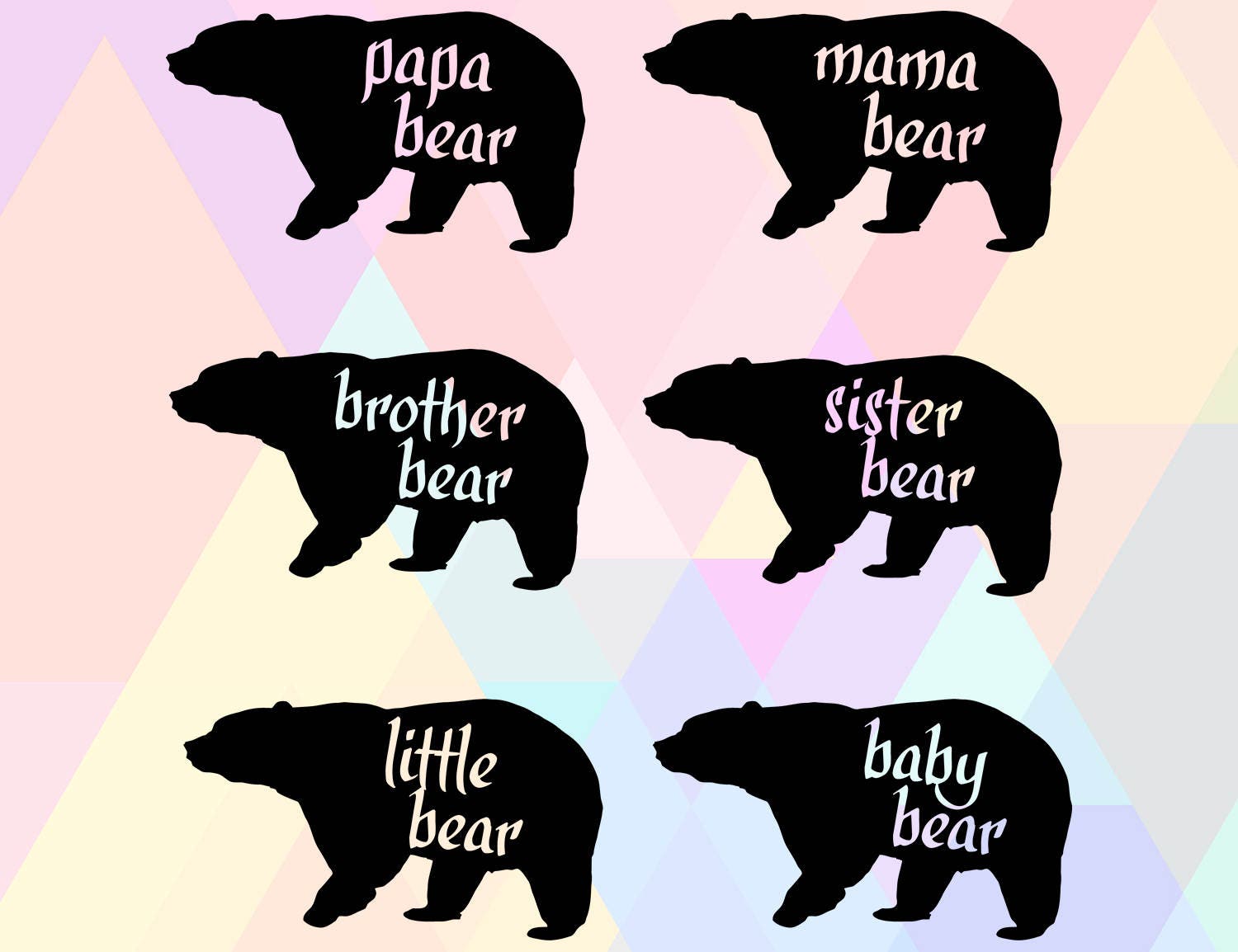 Download Mama Bear SVG File Bear Family SVG Mama Bear Cut File