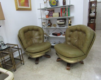 Couple armchairs Italian design 1960