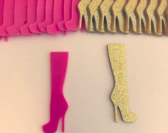 Laser cut acrylic boot